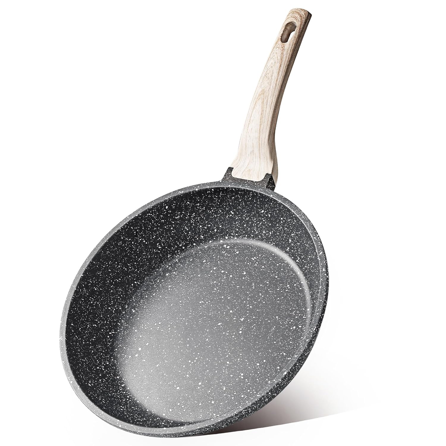 CAROTE Nonstick Frying Pan Skillet,Non Stick Granite Fry Pan Egg Pan Omelet Pans, Stone Cookware Chef's Pan, PFOA Free,Induction Compatible(Classic Granite, 8-Inch) CAROTE Nonstick Frying Pan Skillet,Non Stick Granite Fry Pan Egg Pan Omelet Pans, Stone Cookware Chef's Pan, PFOA Free,Induction Compatible(Classic Granite, 8-Inch)