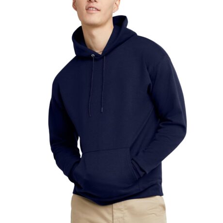 Hanes Men's EcoSmart Hoodie, Midweight Fleece, Pullover Hooded Sweatshirt